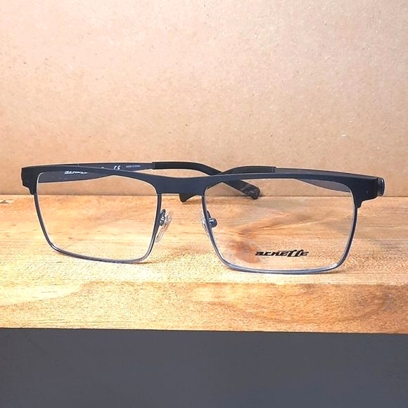 NEW Rx'able Eyeglass Frame, ARNETTE, blue/black metal 53-17-140 lightweight - Picture 6 of 6